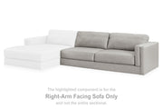 Amiata Glacier Right-Arm Facing Sofa - 5740467