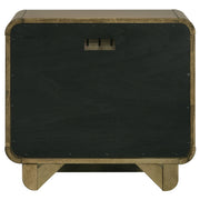 Amsbury 2-drawer Nightstand Bedside Table Nutmeg - 224272
