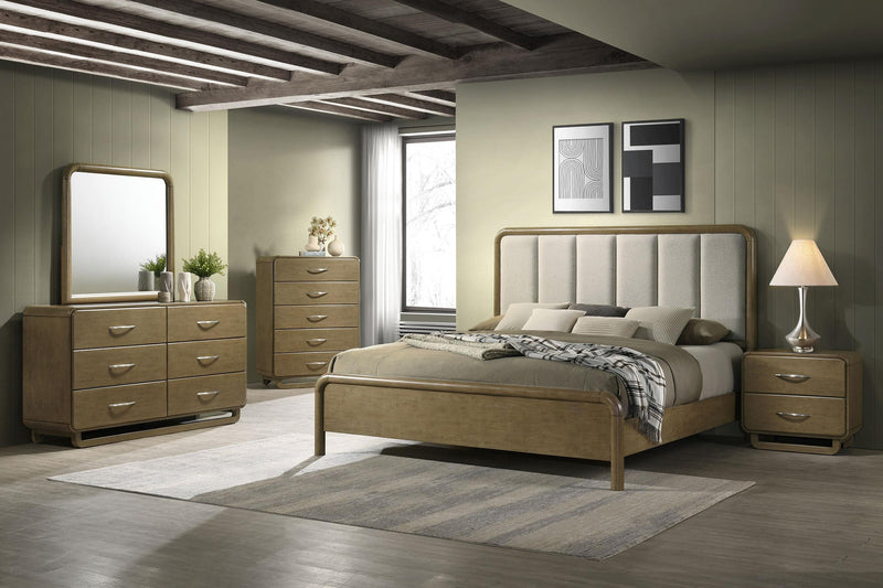 Amsbury 5-drawer Chest of Drawers Nutmeg - 224275