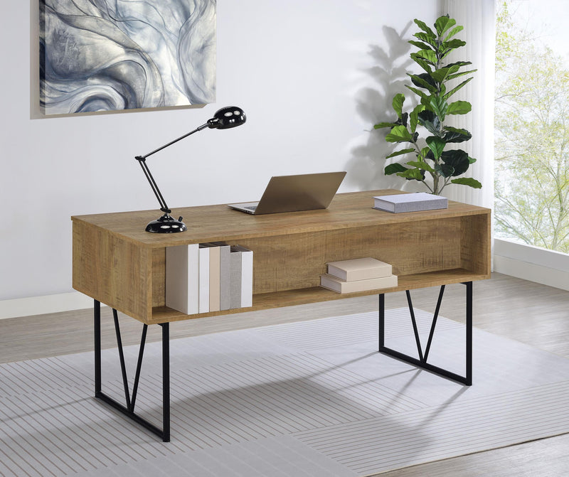 Analiese 63-inch 4-drawer Writing Desk Mango - 801851