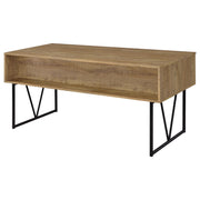 Analiese 63-inch 4-drawer Writing Desk Mango - 801851