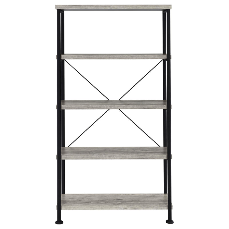 Analiese 63-inch 4-shelf Bookshelf Grey Driftwood - 801546