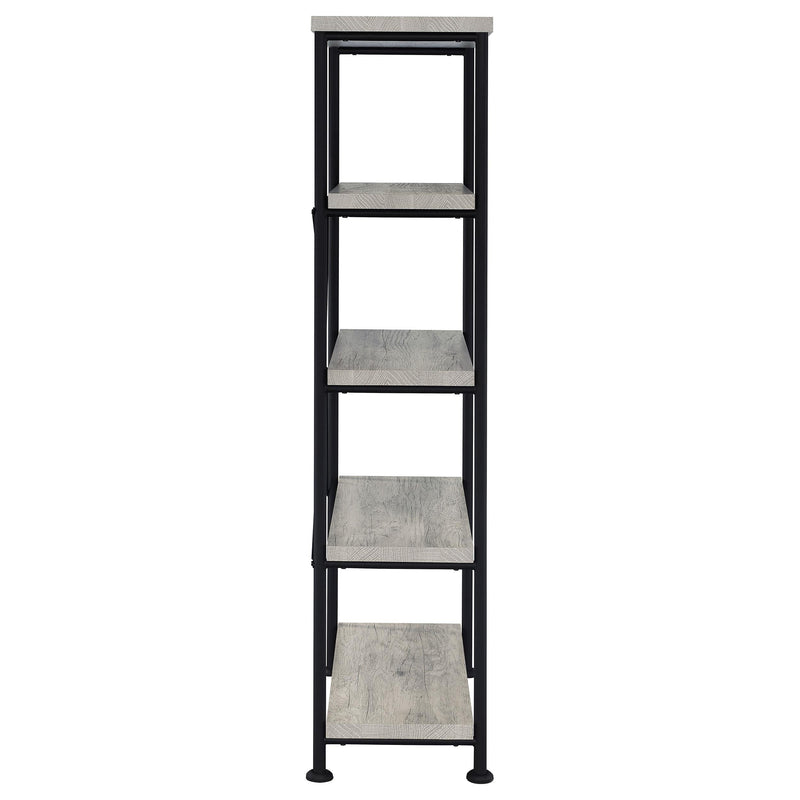 Analiese 63-inch 4-shelf Bookshelf Grey Driftwood - 801546