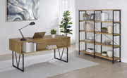 Analiese 63-inch 4-shelf Double Bookshelf Mango - 801853