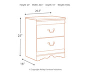 Anarasia Full Sleigh Headboard, Dresser, Mirror, Chest and Nightstand in White - PKG002575