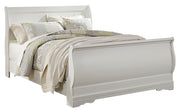 Anarasia Queen Sleigh Bed with Dresser in White from Ashley - DMV Furniture