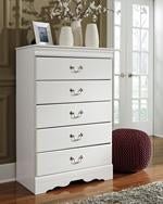 Anarasia White Chest of Drawers - DMV FurnitureChest