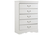 Anarasia White Chest of Drawers - DMV FurnitureChest
