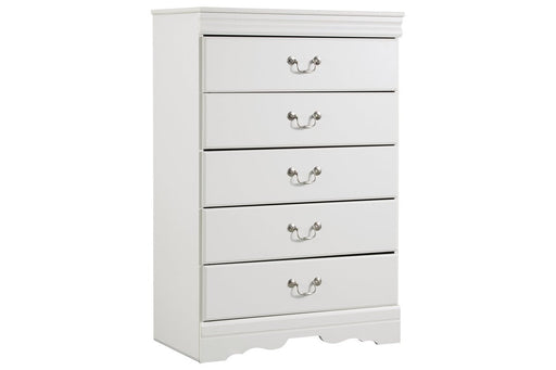 Anarasia White Chest of Drawers - DMV FurnitureChest