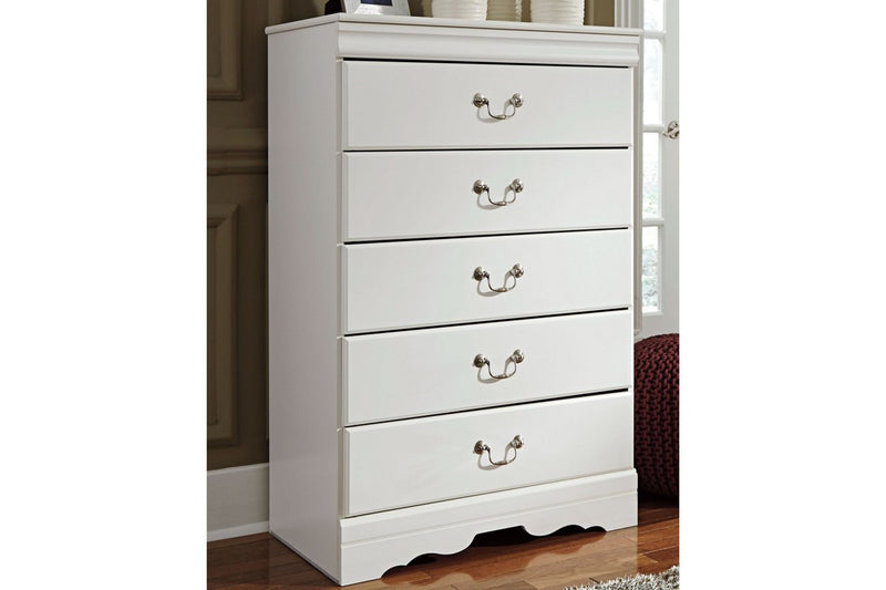 Anarasia White Chest of Drawers - DMV FurnitureChest