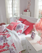 Anarasia White Full Sleigh Bed - DMV FurnitureFull Bed