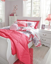 Anarasia White Full Sleigh Bed - DMV FurnitureFull Bed