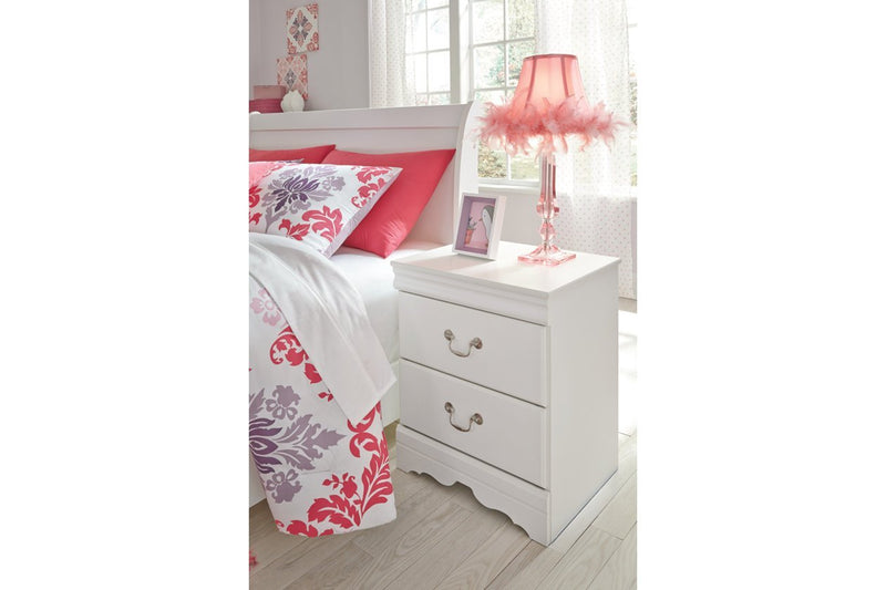 Anarasia White Nightstand - DMV FurnitureNightstand