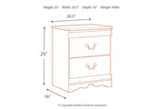 Anarasia White Nightstand - DMV FurnitureNightstand