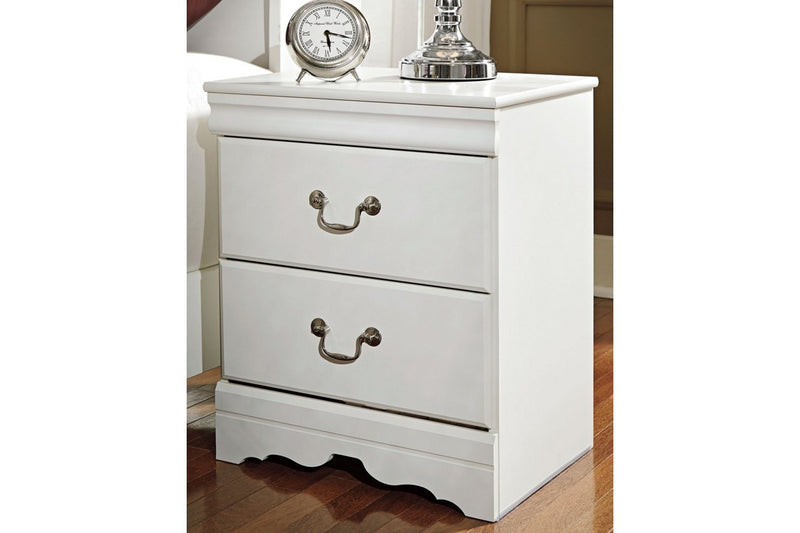 Anarasia White Nightstand - DMV FurnitureNightstand