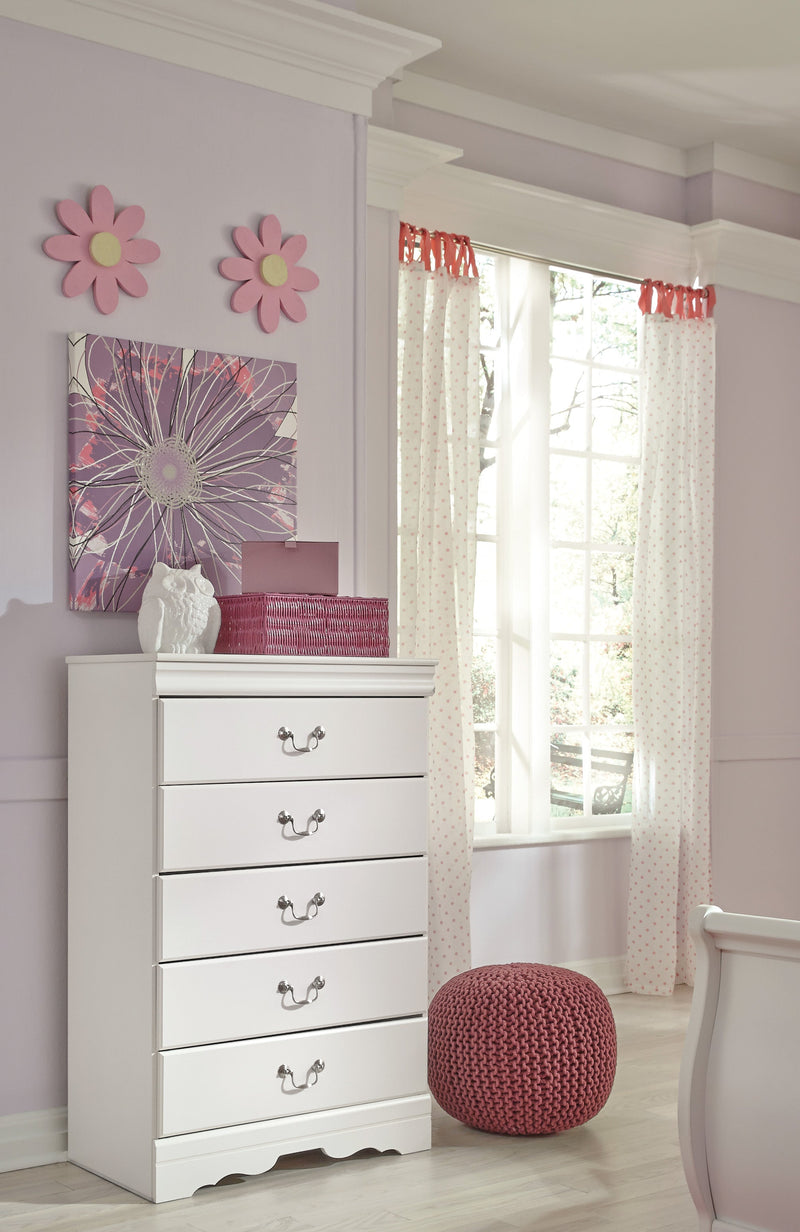 Anarasia White Sleigh Youth Bedroom Set - DMV FurnitureYouth Bedroom Set