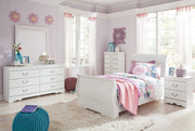 Anarasia White Youth Sleigh Bedroom Set - DMV FurnitureYouth Bedroom Set