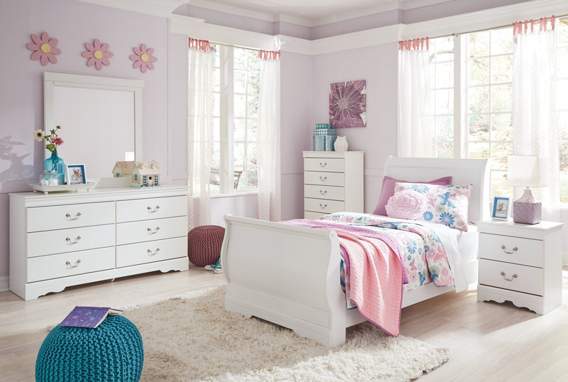Anarasia White Youth Sleigh Bedroom Set - DMV FurnitureYouth Bedroom Set