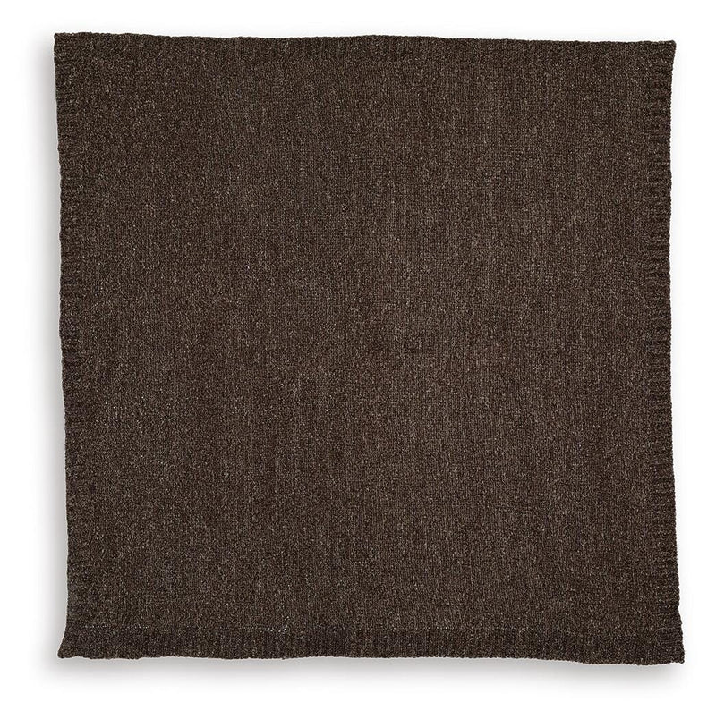 Anawood Brown Throw - A1001098T