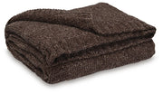 Anawood Brown Throw (Set of 3) - A1001098