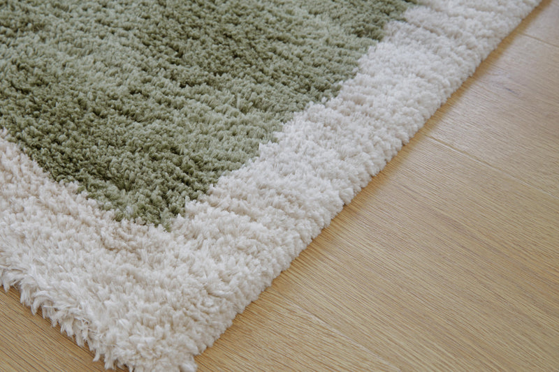 Anburgh Green/Gray/Ivory Medium Rug - R407352