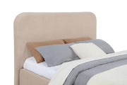 Anders Upholstered Queen Storage Lift Platform Bed Beige - 306037BEIQ