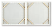 Andorfield Beige/Black/White Wall Art (Set of 2) - A8000517