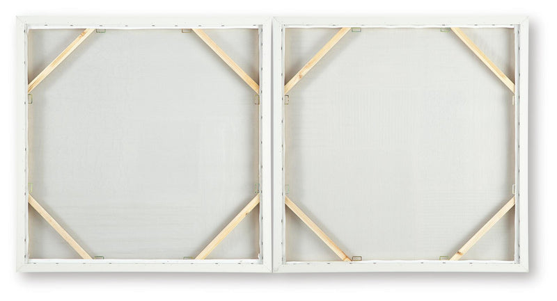 Andorfield Beige/Black/White Wall Art (Set of 2) - A8000517