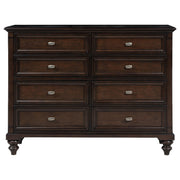 Andover 4-piece Eastern King Bedroom Set Dark Oak - 223631KE-S4