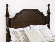 Andover 63-inch Four Poster Queen Bed Dark Oak - 223631Q