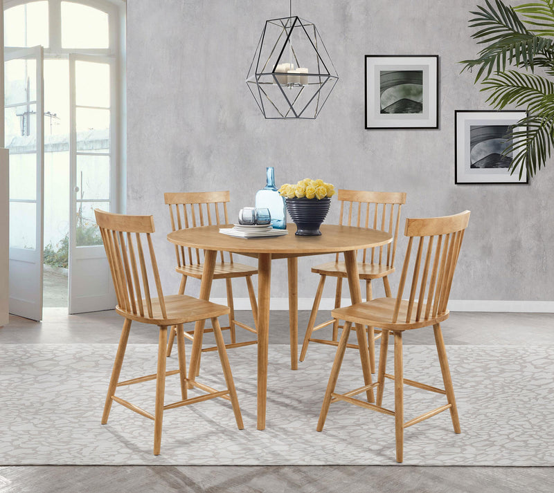Andrews 48-inch Round Counter Height Dining Table Light Ash - 122508