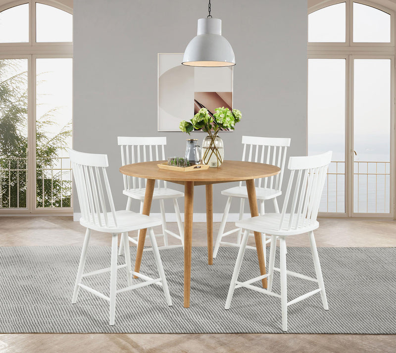 Andrews 48-inch Round Counter Height Dining Table Light Ash - 122508