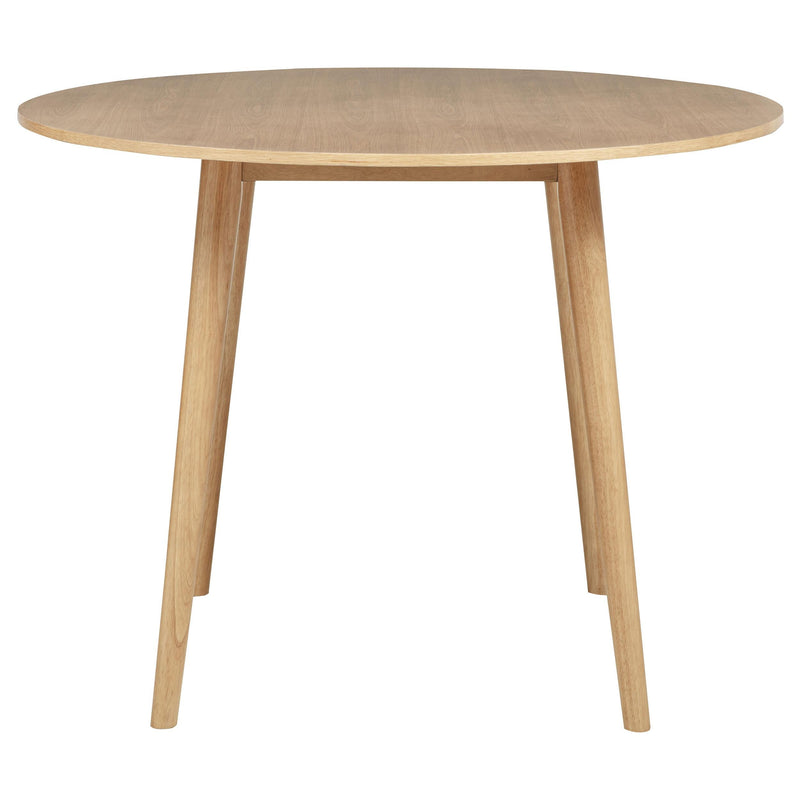 Andrews 5-piece Round Counter Dining Set Light Ash and Black - 122508-S5B