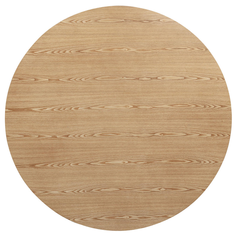 Andrews 5-piece Round Counter Dining Set Light Ash and Black - 122508-S5B