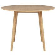 Andrews 5-piece Round Counter Dining Set Light Ash and White - 122508-S5W
