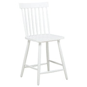 Andrews 5-piece Round Counter Dining Set Light Ash and White - 122508-S5W