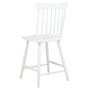 Andrews 5-piece Round Counter Dining Set Light Ash and White - 122508-S5W