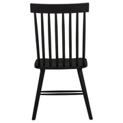 Andrews 5-piece Round Dining Table Set Light Ash and Black - 122500-S5B