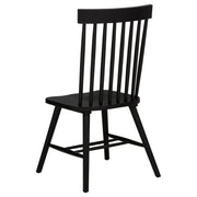 Andrews 5-piece Round Dining Table Set Light Ash and Black - 122500-S5B