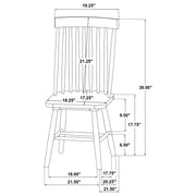 Andrews 7-piece Rectangular Dining Set Light Ash and White - 122501-S7