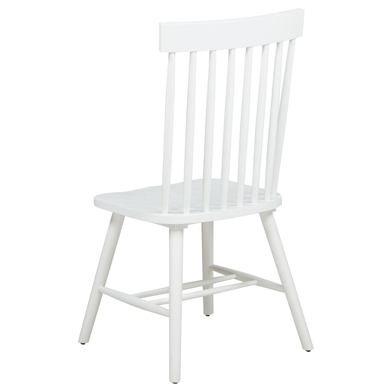 Andrews 7-piece Rectangular Dining Set Light Ash and White - 122501-S7W