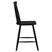 Andrews Windsor Counter Height Dining Side Chair Black (Set of 2) - 122509BLK