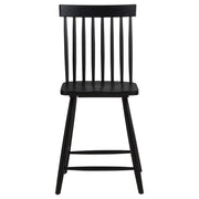 Andrews Windsor Counter Height Dining Side Chair Black (Set of 2) - 122509BLK