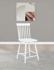 Andrews Windsor Counter Height Dining Side Chair White (Set of 2) - 122509WHT