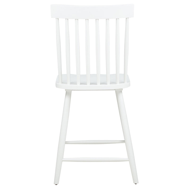 Andrews Windsor Counter Height Dining Side Chair White (Set of 2) - 122509WHT