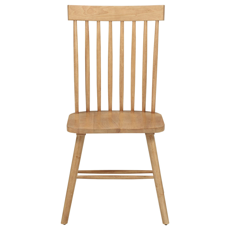 Andrews Windsor Spindle Back Dining Side Chair Light Ash (Set of 2) - 122502