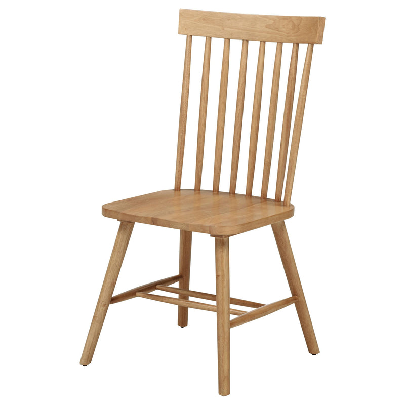 Andrews Windsor Spindle Back Dining Side Chair Light Ash (Set of 2) - 122502