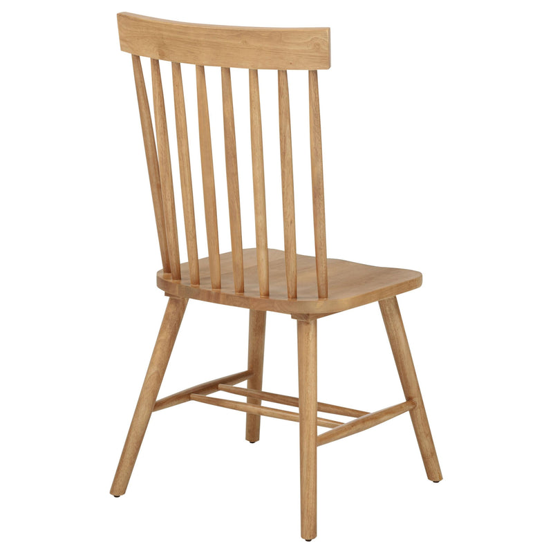 Andrews Windsor Spindle Back Dining Side Chair Light Ash (Set of 2) - 122502