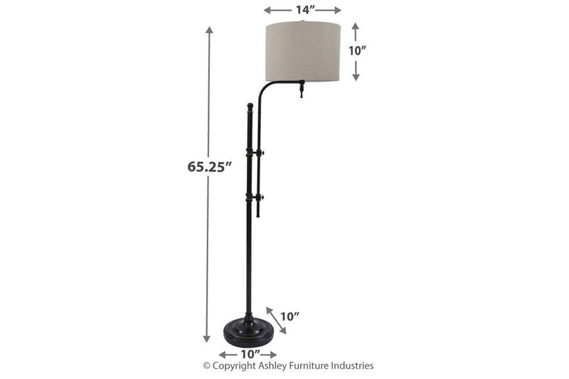 Anemoon Black Floor Lamp - DMV FurnitureFloor Lamps