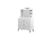 Angle Kids Room Set (Twin Bed & Bunkbed & 2 Bookcases &  Study Desk &  Nightstand & Chiffonier With Mirror) - 145-ANG-SET